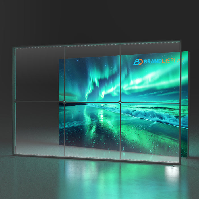 120 SEG Fabric LED Light Box Display - 6000mm*2000/2500mm