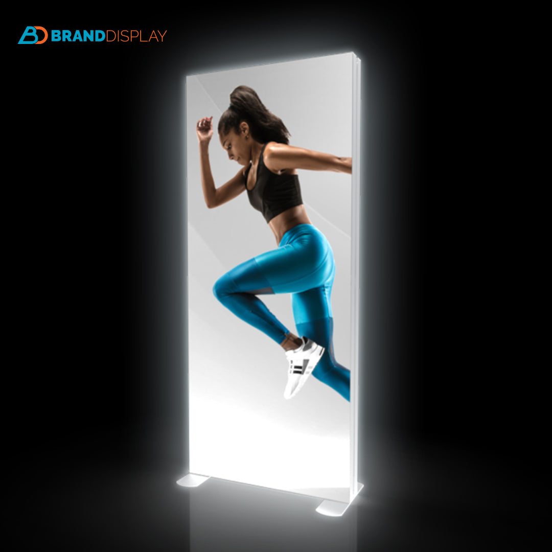 120mm Aluminium SEG Fabric LED Light Box Display - 1000mm*2000/2500mm ...