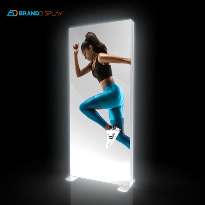 120mm Aluminium SEG Fabric LED Light Box Display - 1000mm*2000/2500mm