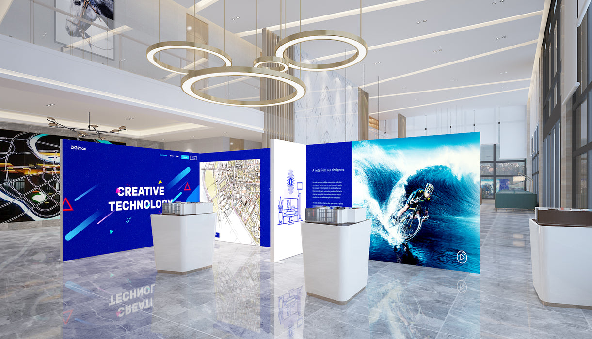 120mm PVC SEG Fabric LED Light Box Display - 6000mm*2000/2500mm