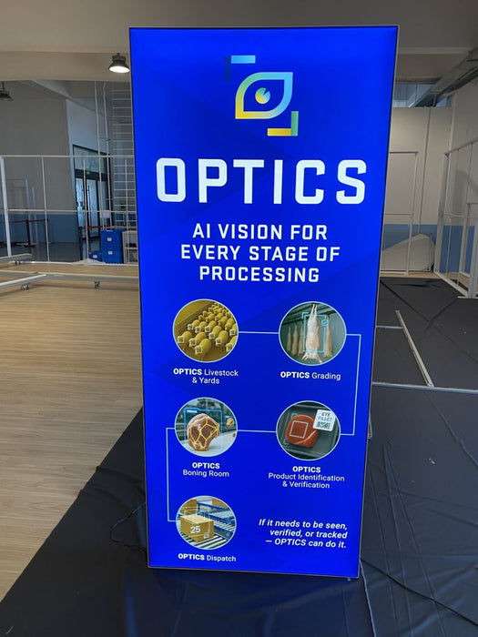 120mm PVC Fabric LED Light Box Display - 1000mm*2000/2500mm