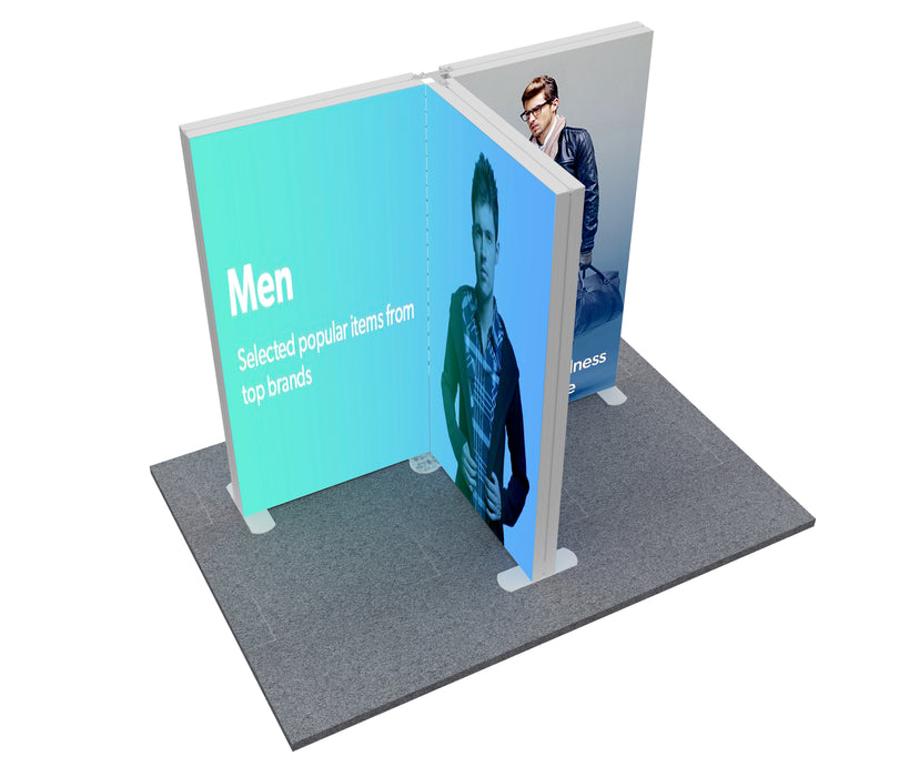 120mm Aluminium SEG Fabric LED Light Box Display - 2000mm*2000/2500mm