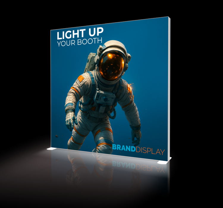 120mm Aluminium SEG Fabric LED Light Box Display - 2000mm*2000/2500mm