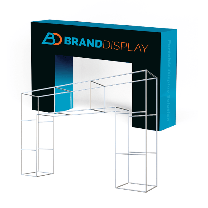 Square Fabric Arch - Aluminium Frame 5m Wide
