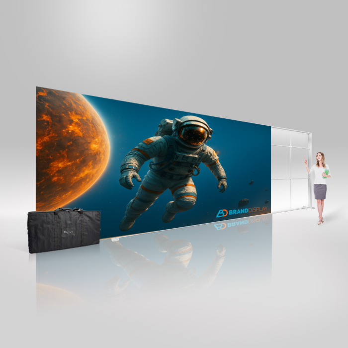 120mm PVC SEG Fabric LED Light Box Display - 6000mm*2000/2500mm