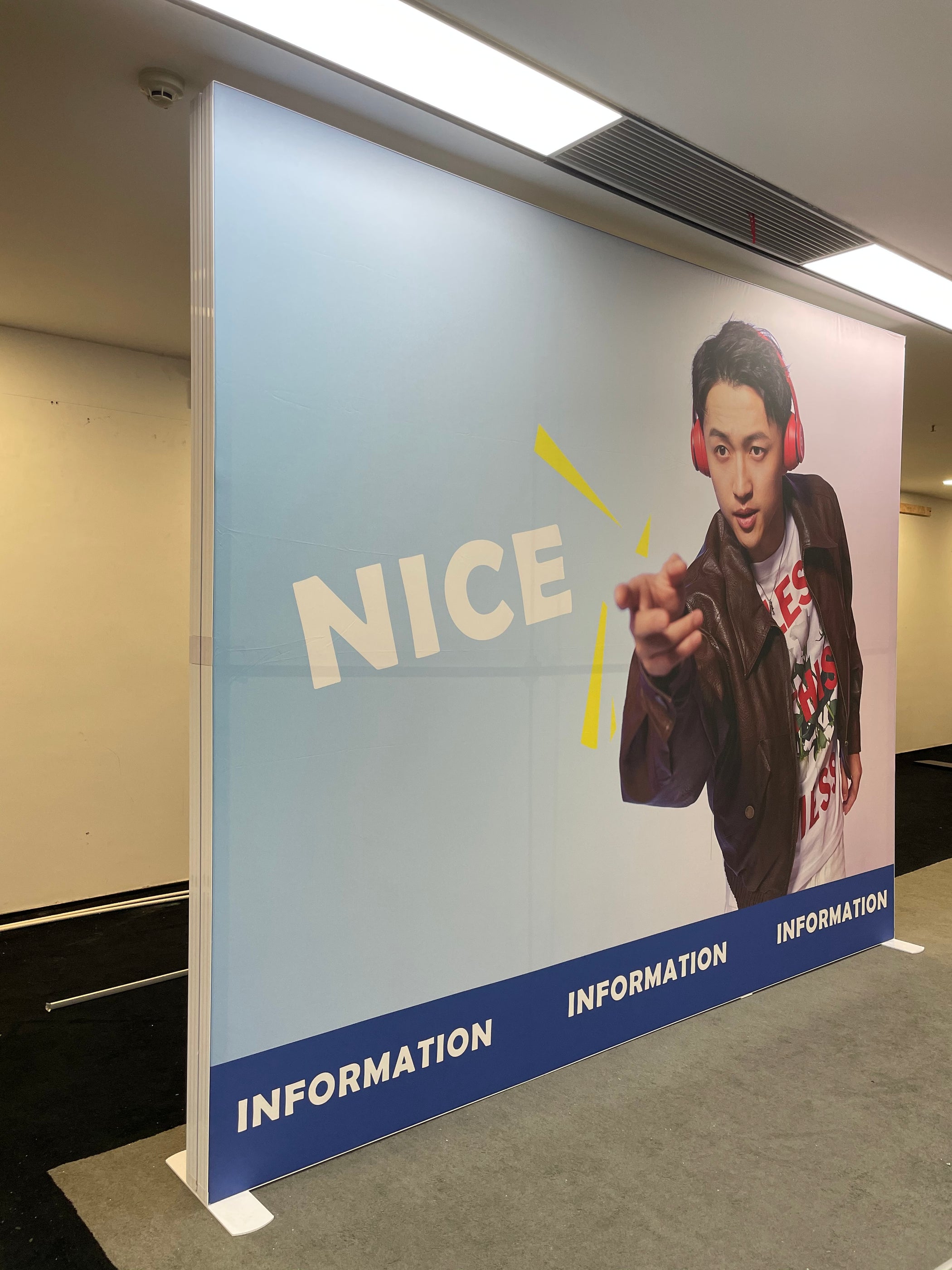 120mm PVC SEG Fabric LED Light Box Display - 3000mm*2000/2250/2500mm ...