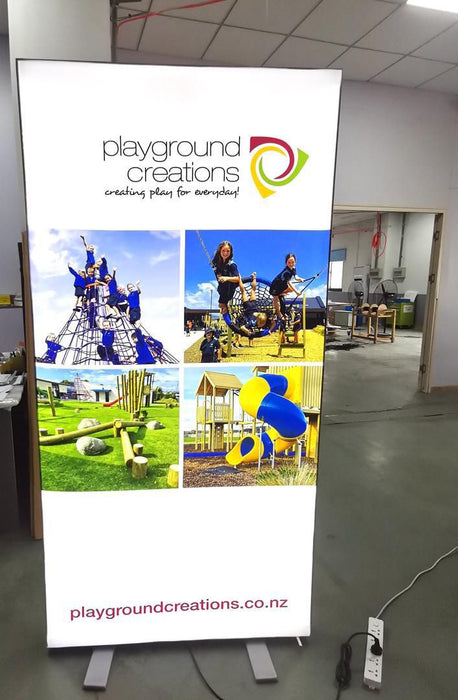 120mm Aluminium SEG Fabric LED Light Box Display - 1000mm*2000/2500mm