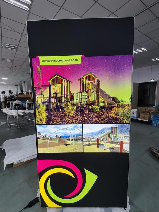 120mm Aluminium SEG Fabric LED Light Box Display - 1000mm*2000/2500mm