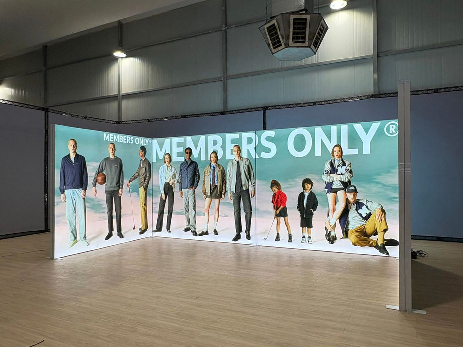 120mm PVC SEG Fabric LED Light Box Display - 3000mm*2000/2250/2500mm