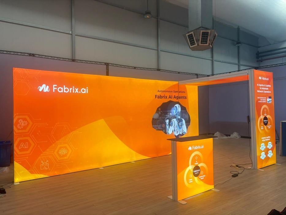 120mm Aluminium SEG Fabric LED Light Box Display - 6000mm*2000/2500mm