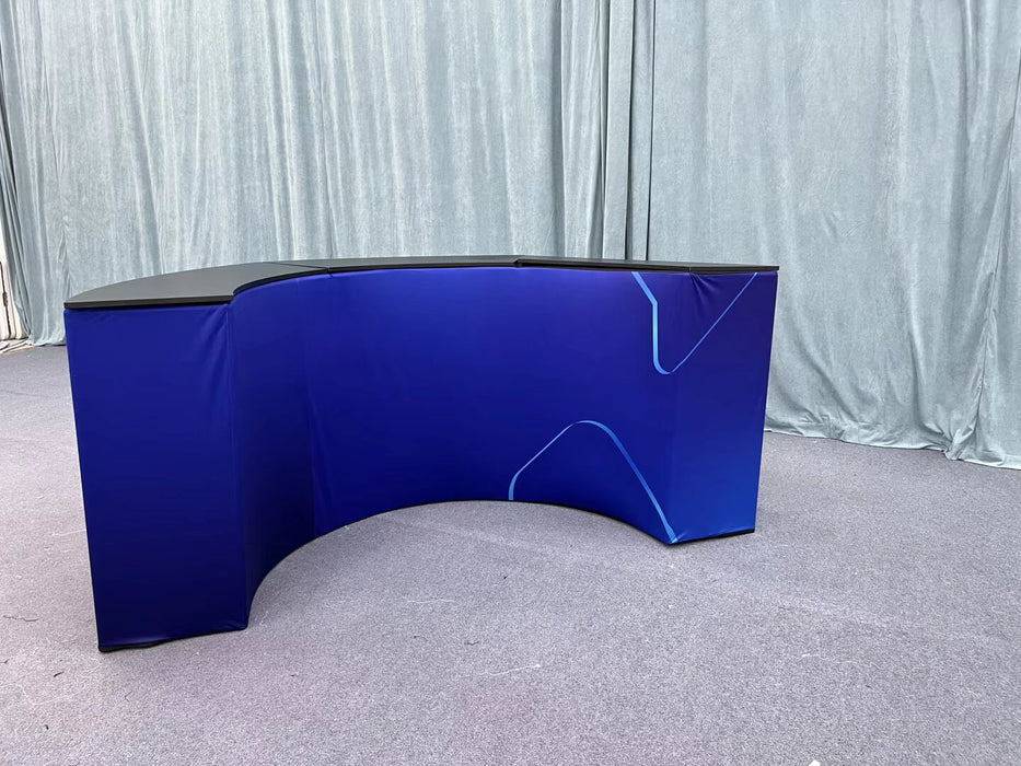Trade Show Reception Desk (W2250 × H1000 × D1100mm)