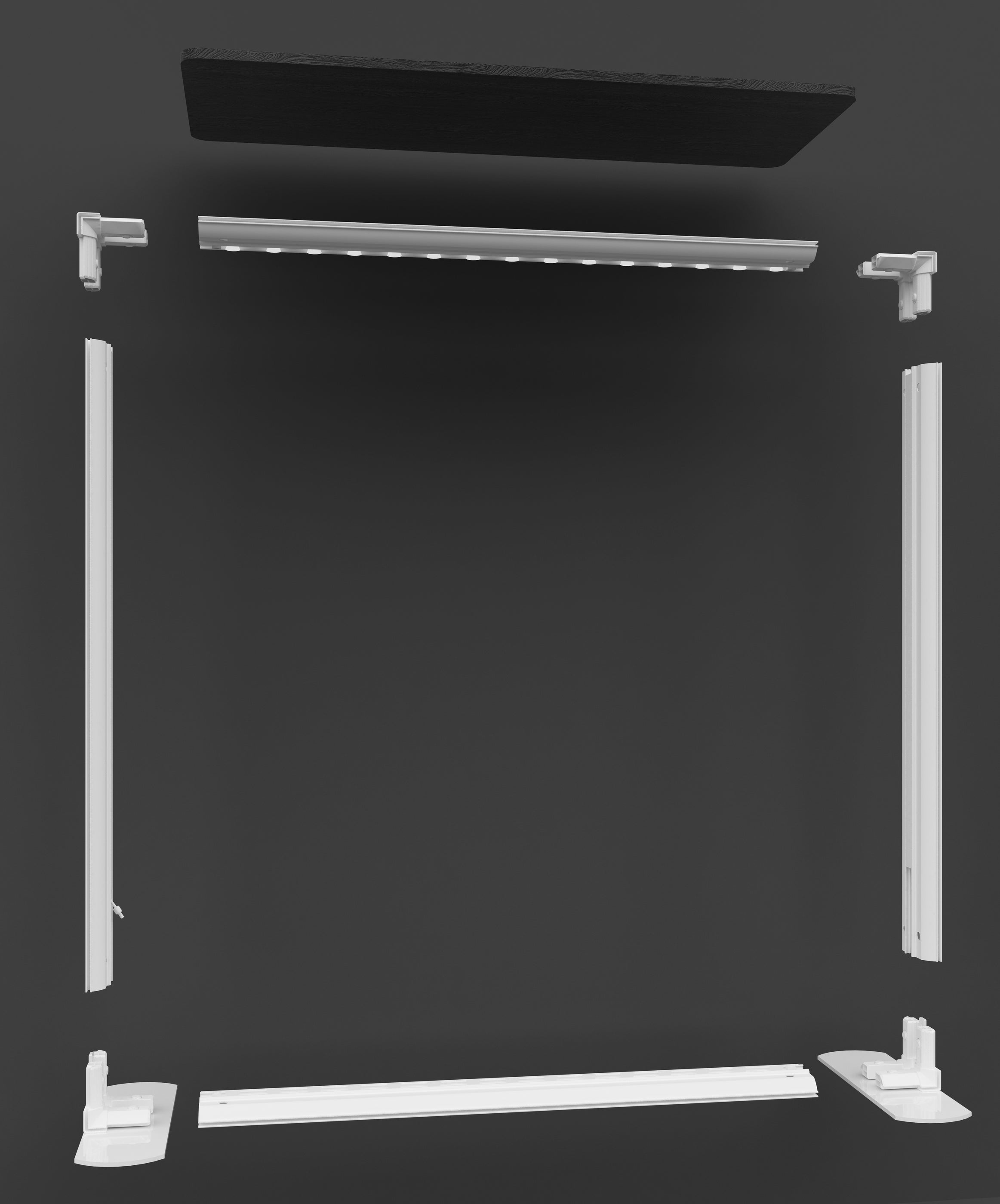 Counter Display Pvc 120mm PVC - SEG Light Box Counter — Brand Display New Zealand